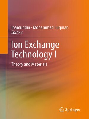 cover image of Ion Exchange Technology I